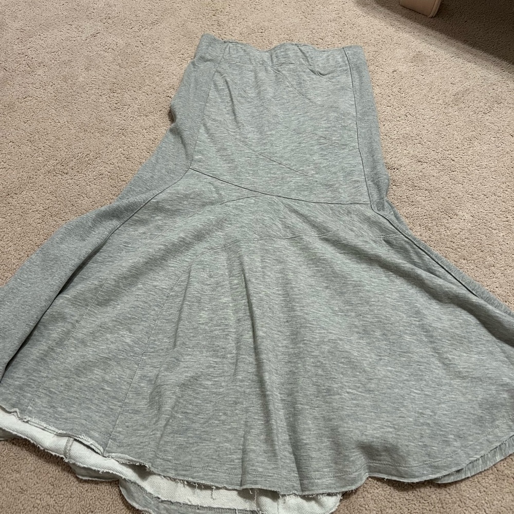 ANTHROPOLOGIE Daily Practice Seamed Midi Skirt - Picture 4 of 4
